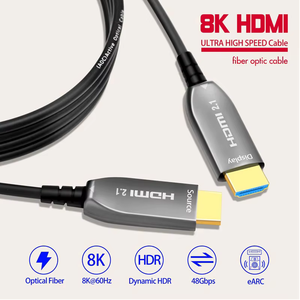 <span class=keywords><strong>Cable</strong></span> HDMI 2.1 AOC de Fibra Óptica UHD 8K de Alta Calidad con Cubierta de PVC, Compatible con Monitores 4K y <span class=keywords><strong>Altavoces</strong></span>, 8K60Hz - Product Image 3