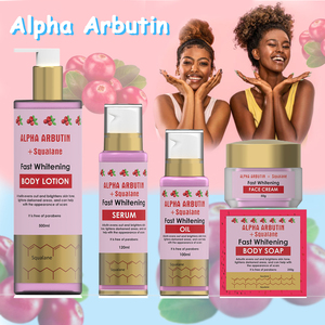 OEM AL-ARBUTIN +Squalane Blanchiment rapide Unifie et éclaircit le teint Éclaircit les zones foncées Élimine les cicatrices Ensemble de soins de la peau - Product Image 1