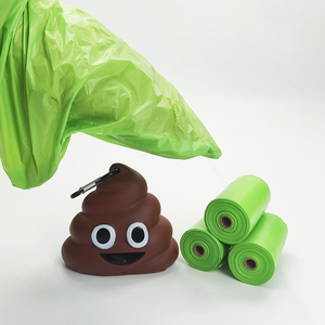 100% toprak dostu köpek <span class=keywords><strong>Poop</strong></span> Poo köpekler için atık torbası biyobozunur Compostable Pet kaka poşetleri - Product Image 6