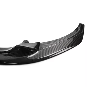 2014 + pour BMW <span class=keywords><strong>F22</strong></span> 220i <span class=keywords><strong>228i</strong></span> M235i m-sport becquet de lèvre avant séparateur de pare-chocs avant en Fiber de carbone état neuf - Product Image 5