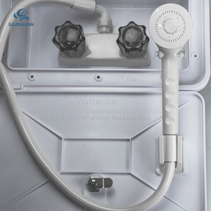 <span class=keywords><strong>Accesorios</strong></span> para Autocaravanas, Kit de Ducha Exterior Portátil para RV con Cerradura y Agua Fría/Caliente para Remolques, <span class=keywords><strong>Caravanas</strong></span> y Uso en Exteriores - Product Image 5