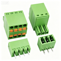 Bloc de bornes mâle-femelle à ressort double rangée CE 3,50 mm de haute qualité avec connecteur droit/à angle droit pour PCB