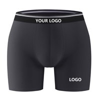 Sous-vêtements pour hommes personnalisés 1001 #   Sous-vêtements courts de haute qualité pour hommes, taille mi-haute, vente en gros d'usine, caleçons de sport tendance