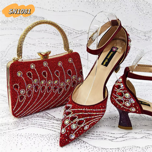 2025 zapatos italianos naranjas <span class=keywords><strong>de</strong></span> alta calidad conjunto <span class=keywords><strong>de</strong></span> bolsos a juego para mujeres precio barato sandalias <span class=keywords><strong>de</strong></span> <span class=keywords><strong>novia</strong></span> zapatos bolsa para el verano - Product Image 3