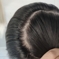 Perruque de Luxe à Capuchon en Soie avec Cheveux Humains Européens Vierge à Cuticules Alignées, Dessus en Soie, Lace Front, Perruques Médicales en Gros