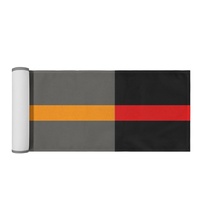 Chemin de table en polyester personnalisé motif arc-en-ciel gay, idéal pour la mise en scène de fêtes thématiques et la décoration de tables à manger domestiques