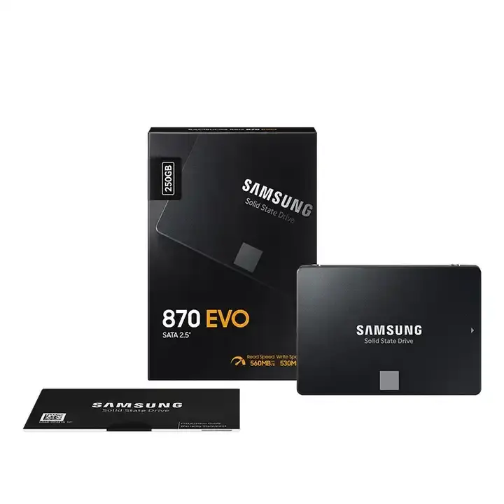 새로운 솔리드 스테이트 드라이브 870 EVO 4TB 2.5 "7mm SATA 3.0 6 Gb/S 엔터프라이즈급 서버 2.5 인치 SSD MZ-77E4T0B/EU