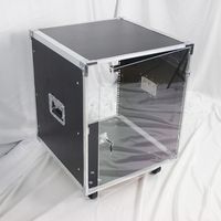 Flight Case en aluminium 4U 6U 8U 10U 12U 14U 16U 20U Portable pour amplificateur audiovisuel Flight Shipping Case