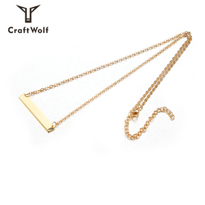 Mestiere Lupo nome <span class=keywords><strong>collana</strong></span> personalizzato personalizzato minimalista dainty Gioielli in acciaio inox inciso Piazza Della <span class=keywords><strong>Collana</strong></span> del choker - Product Image 3