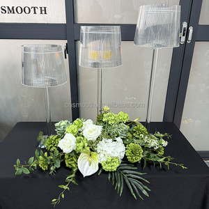 Centre de table de mariage <span class=keywords><strong>en</strong></span> cristal de luxe SMOOTH, <span class=keywords><strong>grand</strong></span> chandelier <span class=keywords><strong>en</strong></span> <span class=keywords><strong>verre</strong></span> pour décoration de table - Product Image 3
