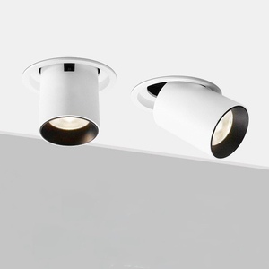 10W Flicke Free Anti-abbagliamento telescopico soffitto a LED pannocchia in alluminio faretto per illuminazione interna negozio centro commerciale <span class=keywords><strong>ristorante</strong></span> - Product Image 1