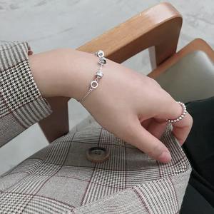925 Sterling Silver <b>Bracelet</b> Lucky Transshipment Beads Cubic Zirconia Jewelry <b>for</b> <b>Women</b> Girls - Product Image 4