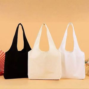 Canvas Tote <b>Bags</b> for Women Reusable Large Capacity Shoulder <b>Bag</b> with <b>Long</b> Handle Custom Printed Logo Daily Shopping Outdoor Use - Product Image 4