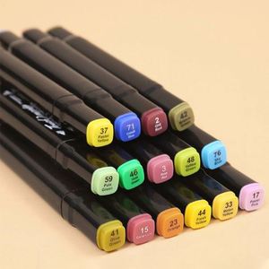 Non Toxic Dual Head Alcohol Based Custom Logo <b>Permanent</b> <b>Marker</b> <b>Pen</b> Multi-color Set for Office Student Artist Drawing Sketching - Product Image 4