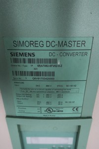 6RA7082-6FV62-0-Z Simoreg Dc-master Converter 460v-ac 255a 500v-dc ตัวแปลงไฟฟ้ากระแสตรง PLC - Product Image 4