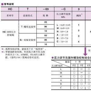 วาล์วควบคุมแรงดัน Hg 03 วาล์วควบคุมลำดับ 315 บาร์ 250 ลิตร/นาที ใช้กับระบบไฮดรอลิก - Product Image 2