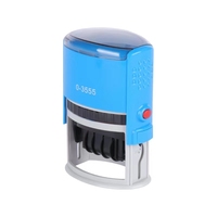Tampon encreur bicolore Forme ovale S-3555 taille Tampon en caoutchouc auto-encreur.