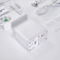 Kit de rideaux intelligents dissimulés miniatures, système de rail DIY de 1,2 à 6,2 m, super silencieux, WiFi, Zigbee, commande vocale, rail en aluminium pour salon