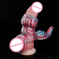 Krokodil-Spikes G-Punkt-Stimulator mit Penisring Silikon-Knoten Penishülle für Männer Peniserektion Paar-Vergnügen Sexspielzeug
