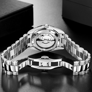 Biểu Tượng Tùy Chỉnh Miyota 8285 Phong Trào Sang Trọng Lịch Tuần Đồng Hồ Tự Động Giản Dị Không Thấm Nước Sáng Đồng Hồ Cơ Khí Người Đàn Ông - Product Image 5