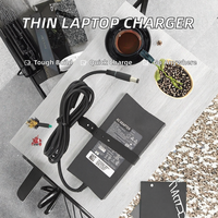 Adaptateur de chargeur pour ordinateur portable Super mince 130W 19.5V 6.7A tout neuf alimentation cc rapide pour Dell 7.4*5.0mm