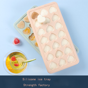 Stampi per <span class=keywords><strong>Ghiaccio</strong></span> in Silicone <span class=keywords><strong>di</strong></span> Grado Alimentare a Forma <span class=keywords><strong>di</strong></span> <span class=keywords><strong>Cuore</strong></span>, Accessori per Cocktail, Produzione OEM ODM - Product Image 3