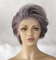 Perruque Lace Front Cheveux Remy Ondulés Naturels Couleur Naturelle Longs Cheveux Brésiliens Dentelle Transparente Densité 130%