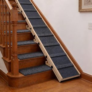 <span class=keywords><strong>Rampe</strong></span> d'accès réglable <span class=keywords><strong>pour</strong></span> <span class=keywords><strong>chien</strong></span> - 36x14 pouces, design pliable antidérapant, surface de tapis sécurisée <span class=keywords><strong>pour</strong></span> chiens de petite/moyenne taille, utilisation intérieure à domicile - Product Image 6