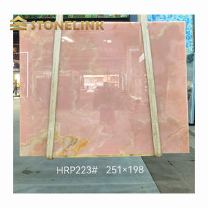 Losas de ónix rosa de lujo Stonelink, diseño moderno, piedra de cuarcita Rosa natural retroiluminada, panel de gran tamaño con acabado de cristal - Product Image 4
