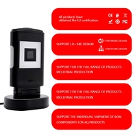 Lecteur de codes-barres de bureau SHUNQI USB-HID RS232 double interface CMOS 1D 2D pour Windows Android Linux MAC