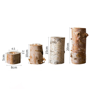 Personnaliser <span class=keywords><strong>pas</strong></span> <span class=keywords><strong>cher</strong></span> en <span class=keywords><strong>bois</strong></span> bougie chandelier boîte porte-bougie de décoration de mariage - Product Image 6