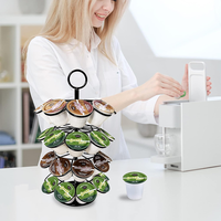 Panier rotatif sous le comptoir de cuisine Dolce Gusto pour le bureau, le stockage des capsules de café