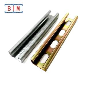 Unistrut C ช่อง1-5/8x1-5/8นิ้วผง12GA เคลือบ Q235มาตรฐาน <span class=keywords><strong>ASTM</strong></span> - Product Image 2