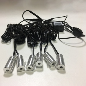 Tira <span class=keywords><strong>de</strong></span> luz <span class=keywords><strong>de</strong></span> <span class=keywords><strong>fibra</strong></span> óptica LED <span class=keywords><strong>de</strong></span> aluminio para 6 coches, 1 fila, cambio <span class=keywords><strong>de</strong></span> Color, IP55, aplicación móvil nominal, Control, iluminación <span class=keywords><strong>de</strong></span> ambiente Interior para coche - Product Image 3