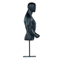 Mannequin de sport torse de bonne qualité Mannequin solide demi-corps Vente en gros Mannequins en fibre de verre