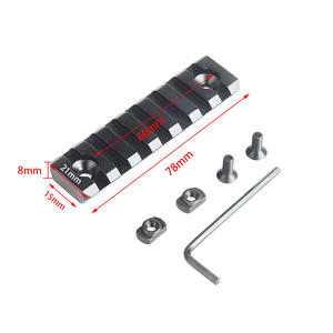 Kit de Instalación de Alto Rendimiento de 7 Ranuras, Accesorio Táctico de Caza para Exteriores, Ligero, de Aleación de Aluminio Mecanizado por CNC - Product Image 5