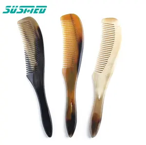 High Quality Popular Products Horn Hair Comb Buffalo Horn Handle Combs