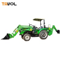 4 X4 Traktor 60 PS 70 PS 4WD Kompakt traktor mit Lader und Bagger lader