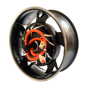 Moteur à disque sans balais QSMOTOR 17" V3 5000W à enroulement série 72V Double Hall 45H, efficacité IE4, IP55, 2000 tr/min, couple 100 Nm QSmotor QSMOT - Product Image 1