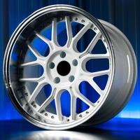 Ruedas de Aleación de Aluminio Forjado 6061-T6 de 2 Piezas para Automóviles de Pasajeros, 5x112 5x114.3 5x120 PCD, 18-24 Pulgadas, 10mm-50mm ET, para Audi BMW 911