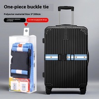 Tas kotak PVC edisi Super tas bagasi bermotif poliester satu kata lintas batas aksesori Bagian tas khusus