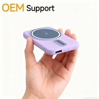 Nouvelle tendance : Mini batterie externe 5000 mAh à charge rapide, portable, pour extérieur, 10W, magnétique, sans fil, compatible iPhone (OEM)