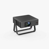 Proyector de Películas Digital Portátil para Teléfono, Enfoque Eléctrico, Keystone Automático, Espejo Inalámbrico, WiFi 6, LED Inteligente, 220 ANSI Lúmenes, Full HD 720P
