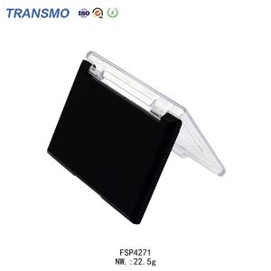 Boîte à poudre de maquillage 3 couleurs, forme de lèvres, conteneur de blush, palette de fards à paupières, contenants de palette de contour, étiquette privée personnalisée - Product Image 6