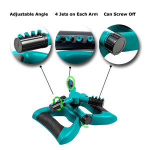 360 Độ Tự Động Xoay Công Cụ Nông Nghiệp Phun Quay Đĩa Mềm Thủy Lợi Vườn Bãi Cỏ Nước Phun Nước Dao Động Nồi - Product Image 4