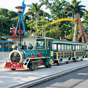 Superbe Mini <span class=keywords><strong>Train</strong></span> Touristique Amusant pour Enfants, Grand <span class=keywords><strong>Train</strong></span> Sans Rails pour Centre Commercial, Bus <span class=keywords><strong>de</strong></span> Transport <span class=keywords><strong>de</strong></span> Passagers, Prix - Product Image 1