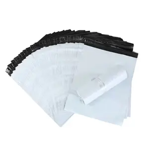 흰색 12x15 포장 사용자 정의 인쇄 비닐 봉투 포장 재료 배달 Sacs bolsa 익스프레스 택배 파우치 polythene 가방