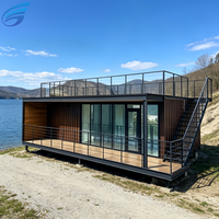 Installation Rapide – Maison Conteneur Modulaire en Acier de 40 pieds avec Chambre et Salle de Bain pour Utilisation Extérieure/Entrepôt – Design Moderne Clé en Main Personnalisable