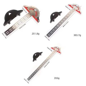 Règle d'angle et rapporteur pour menuisiers 10/15/20 pouces, en acier inoxydable, pour la <span class=keywords><strong>mesure</strong></span> des angles et le traçage en menuiserie, outils <span class=keywords><strong>de</strong></span> charpentier - Product Image 3