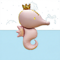 Ballons décoratifs mats en forme de couronne, d'étoile de mer et d'étoile - Ballons de rêve pour les fêtes d'enfants et les mariages sur le thème de l'océan